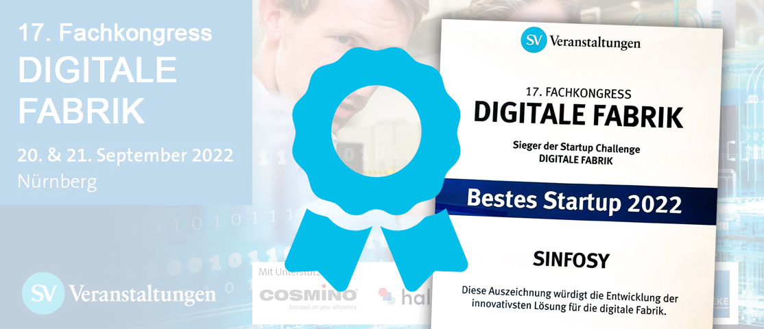 Digitale Fabrik Sinfosy bestes Start-up